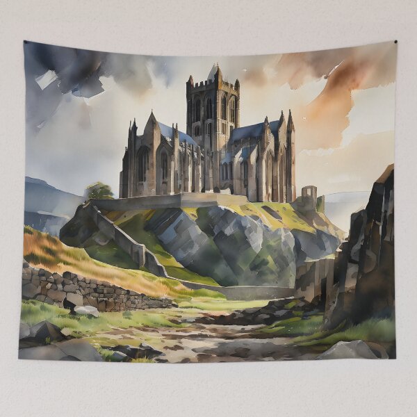 Item preview, Rock of Cashel: Watercolor Beauty in Ireland designed and sold by LSVart.