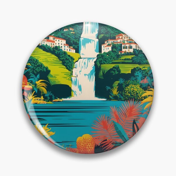 Item preview, Cuetzalan del Progreso Puebla Mexico Magic Town Vintage Travel Tourism designed and sold by TravelersGems.