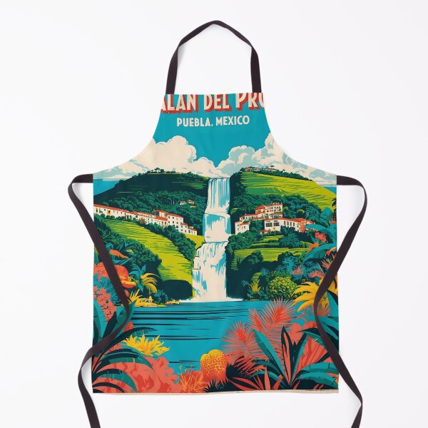 Item preview, Cuetzalan del Progreso Puebla Mexico Magic Town Vintage Travel Tourism designed and sold by TravelersGems.