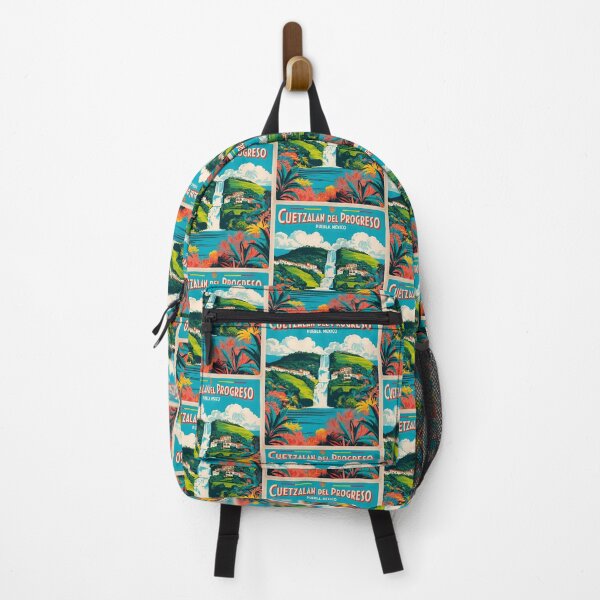 Item preview, Cuetzalan del Progreso Puebla Mexico Magic Town Vintage Travel Tourism designed and sold by TravelersGems.