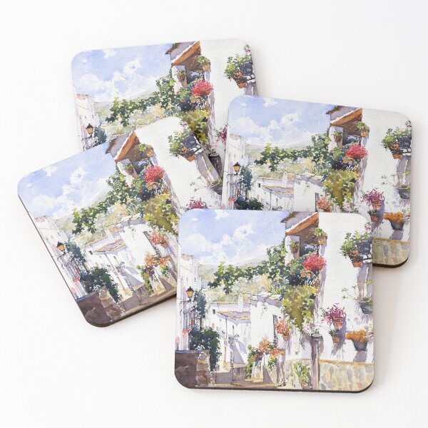 Item preview, A Village Street in Summer. Ohanes, Almería, Spain designed and sold by Margaret Merry.