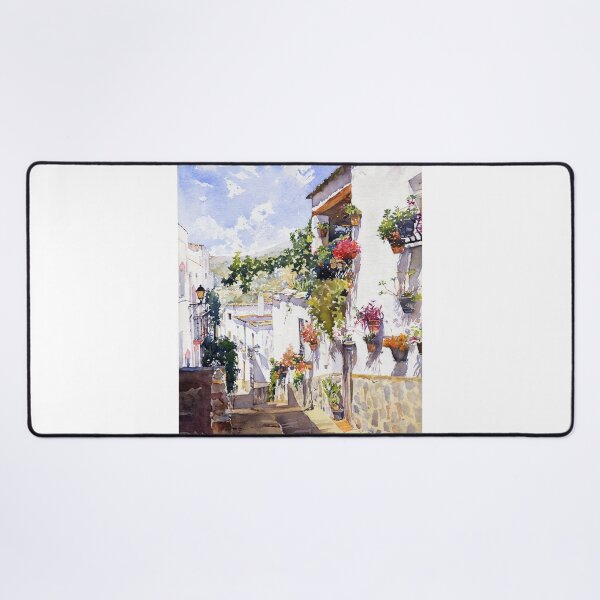 Item preview, A Village Street in Summer. Ohanes, Almería, Spain designed and sold by Margaret Merry.