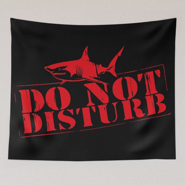 Item preview, Do not disturb red designed and sold by hichamms.