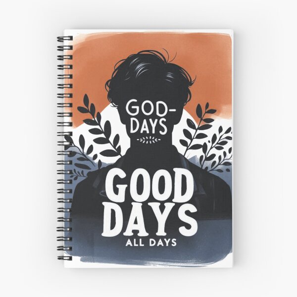 Item preview, Good Days All Days Mantra Quote, Cool Man Navy Brown designed and sold by Nanthanon.