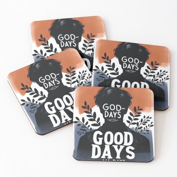 Item preview, Good Days All Days Mantra Quote, Cool Man Navy Brown designed and sold by Nanthanon.