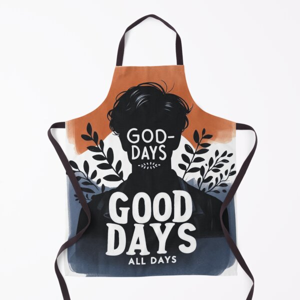 Item preview, Good Days All Days Mantra Quote, Cool Man Navy Brown designed and sold by Nanthanon.
