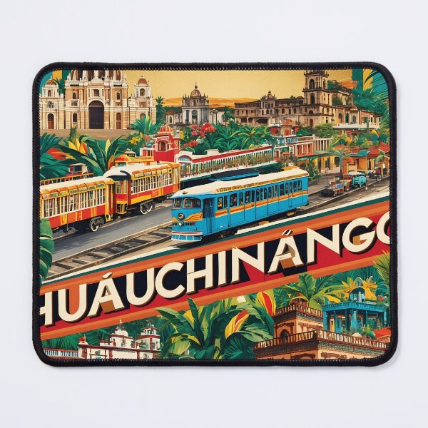 Item preview, Huauchinango Puebla Mexico Magic Town Vintage Travel Tourism designed and sold by TravelersGems.