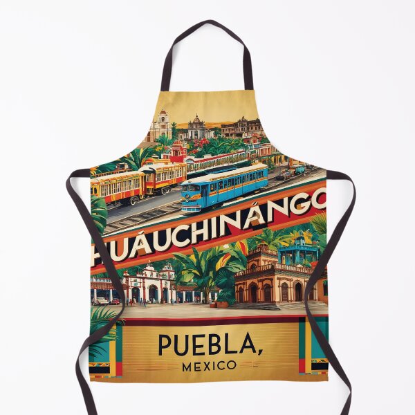 Item preview, Huauchinango Puebla Mexico Magic Town Vintage Travel Tourism designed and sold by TravelersGems.