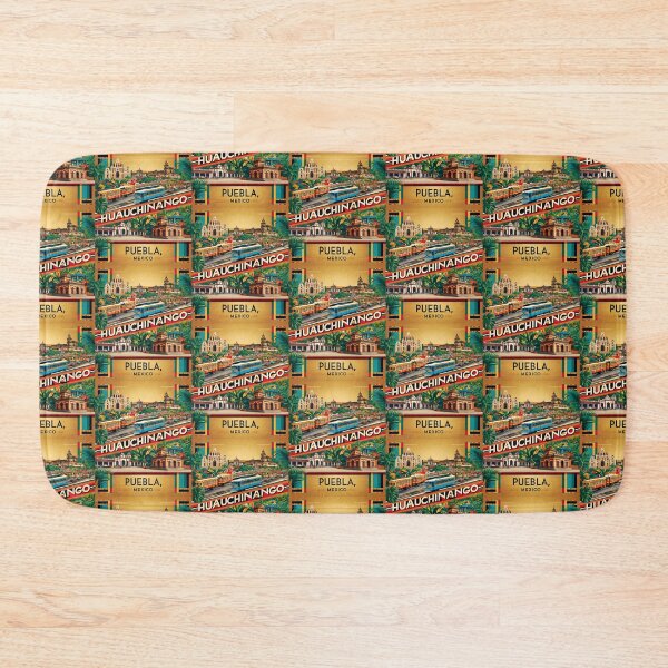 Item preview, Huauchinango Puebla Mexico Magic Town Vintage Travel Tourism designed and sold by TravelersGems.