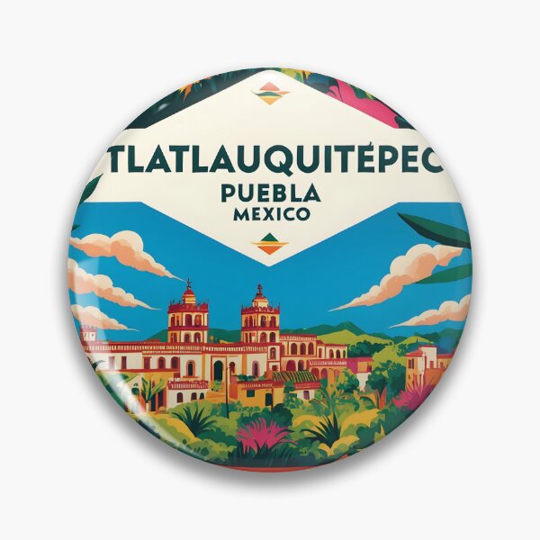 Item preview, Tlatlauquitepec Puebla Mexico Magic Town Vintage Travel Tourism designed and sold by TravelersGems.