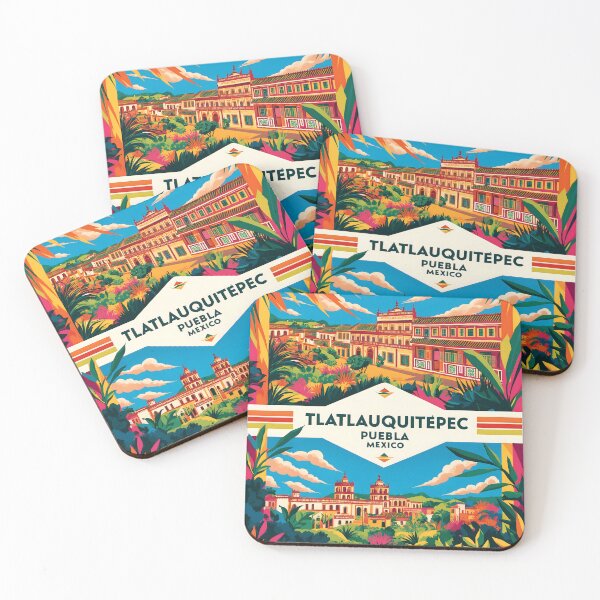 Item preview, Tlatlauquitepec Puebla Mexico Magic Town Vintage Travel Tourism designed and sold by TravelersGems.