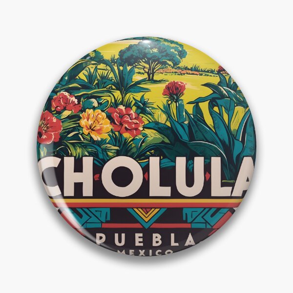 Item preview, Cholula Puebla Mexico Magic Town Vintage Travel Tourism designed and sold by TravelersGems.