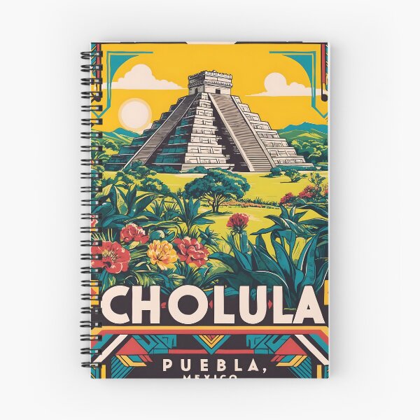 Item preview, Cholula Puebla Mexico Magic Town Vintage Travel Tourism designed and sold by TravelersGems.