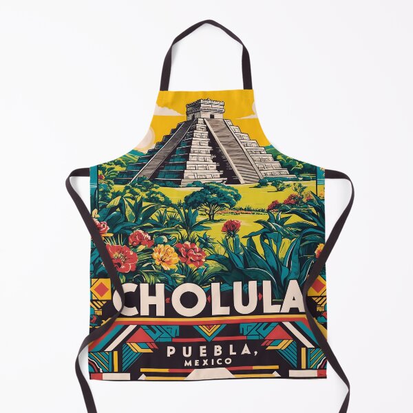 Item preview, Cholula Puebla Mexico Magic Town Vintage Travel Tourism designed and sold by TravelersGems.
