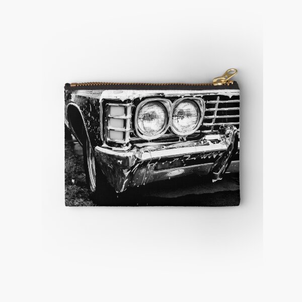 Item preview, Black and White Rufus The Supernatural Impala designed and sold by SamanthaDrake.