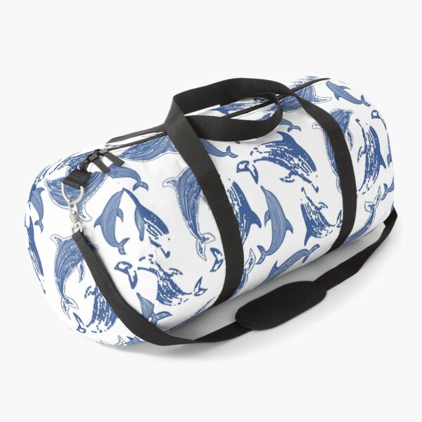 Item preview, Seamless pattern with hand drawn whales. Marine background.illustration. designed and sold by Jayjaynaenae.