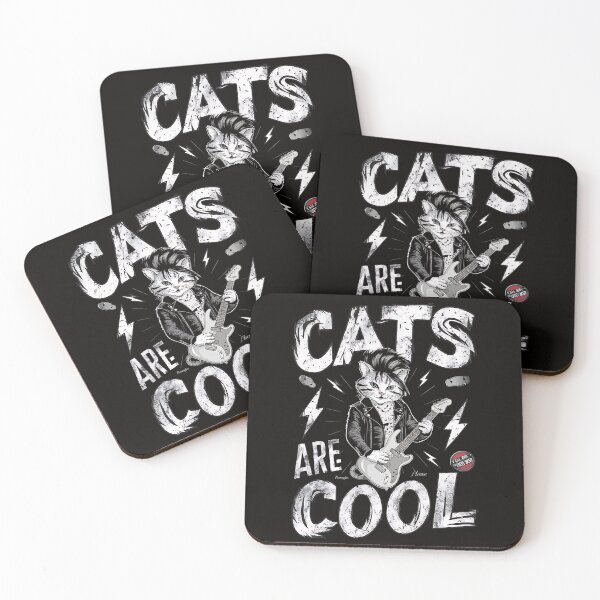 Item preview, Cool Cats Are Cool Design for Cat Lovers designed and sold by Mr-wow.
