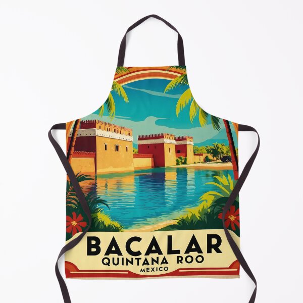 Item preview, Bacalar Quintana Roo Mexico Magic Town Vintage Travel Tourism designed and sold by TravelersGems.