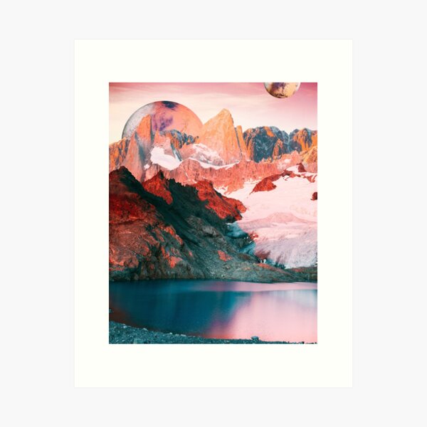 Water On Mars Art Print