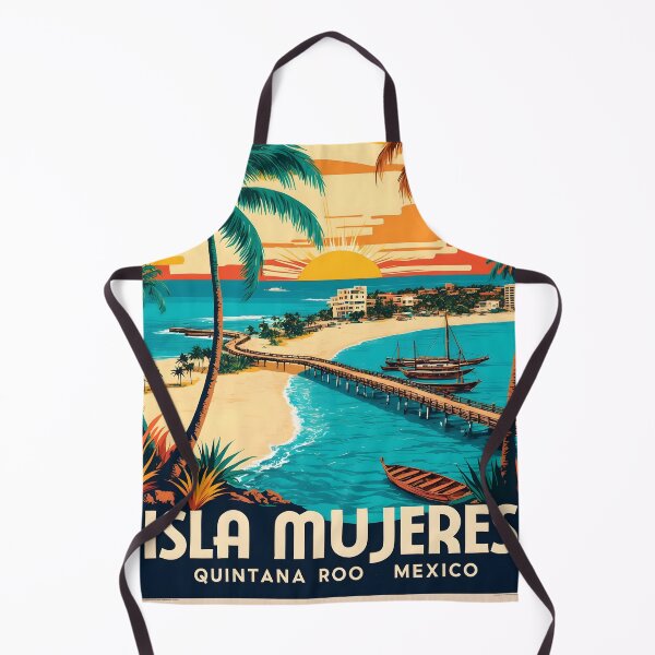 Item preview, Isla Mujeres Quintana Roo Mexico Magic Town Vintage Travel Tourism designed and sold by TravelersGems.