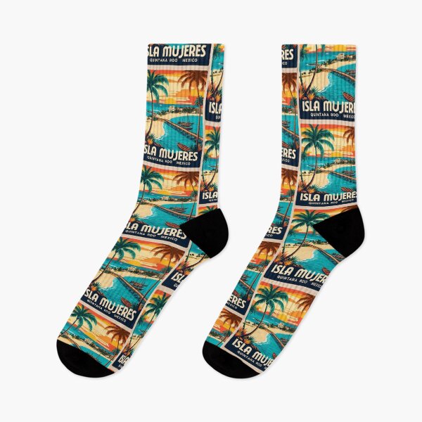 Item preview, Isla Mujeres Quintana Roo Mexico Magic Town Vintage Travel Tourism designed and sold by TravelersGems.