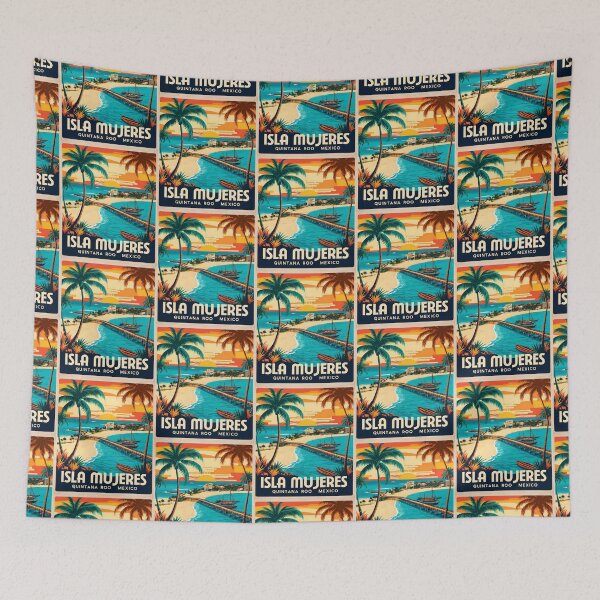Item preview, Isla Mujeres Quintana Roo Mexico Magic Town Vintage Travel Tourism designed and sold by TravelersGems.