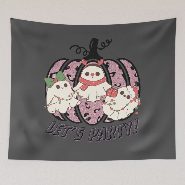Item preview, Cute Ghost Halloween Let's Party-Christmas Party designed and sold by chanyawee.