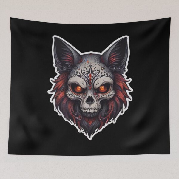 Item preview, Gothic Fox Skull designed and sold by Mr-Feniks-55.