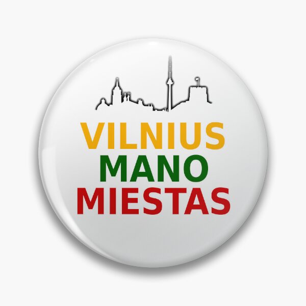 Item preview, "Vilnius mano miestas" - "Vilnius my city" designed and sold by Vetagio.
