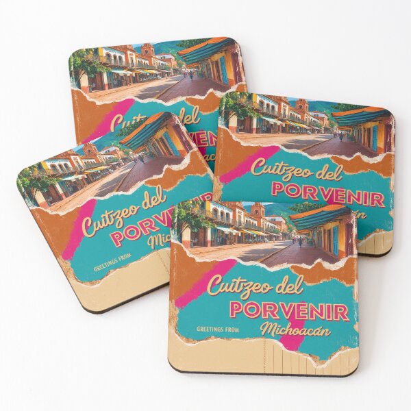 Item preview, Cuitzeo del Porvenir Michoacan Mexico Magic Town Postcard Vintage Travel designed and sold by TravelPostcardGems.