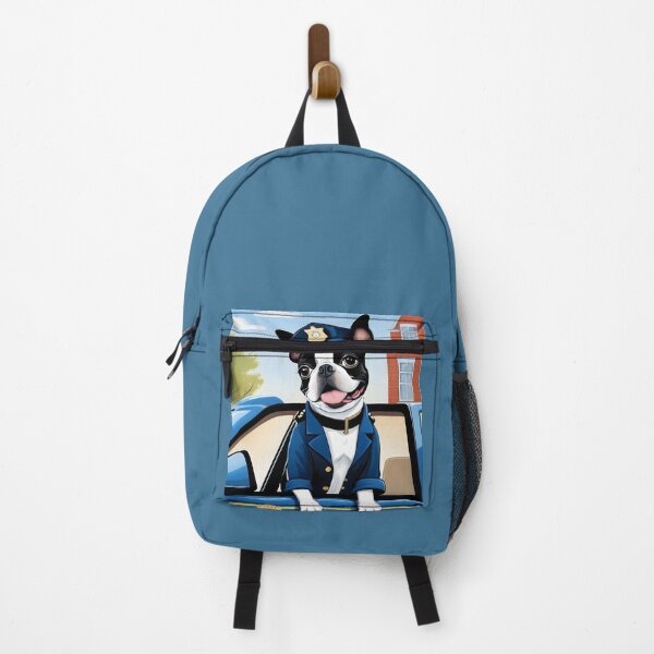 Item preview, Fearless Crime Fighting Police Boston Terriers designed and sold by Hall-O-Gram.