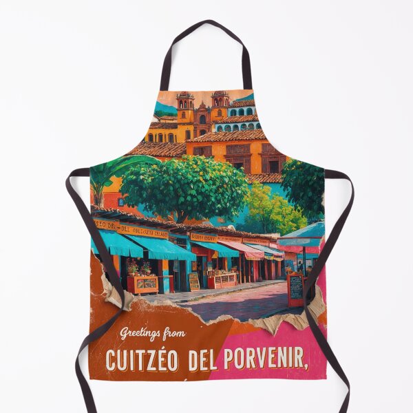 Item preview, Cuitzeo del Porvenir Michoacan Mexico Magic Town Postcard Vintage Travel designed and sold by TravelPostcardGems.
