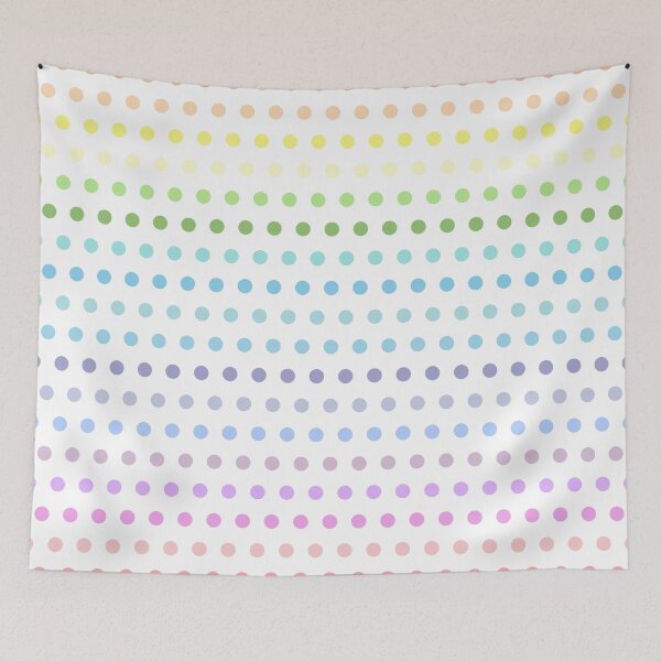 Item preview, Pastel Colored Dots Gradient Pattern designed and sold by StickerinoShop.