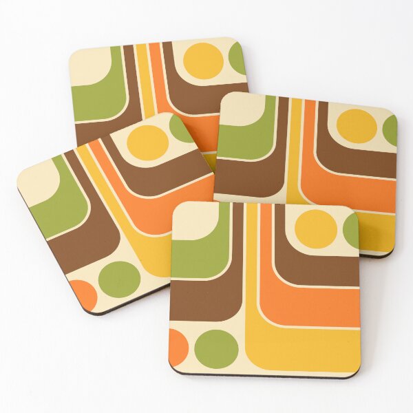 Item preview, Striped Retro Geometric Design designed and sold by tonymagnerart.