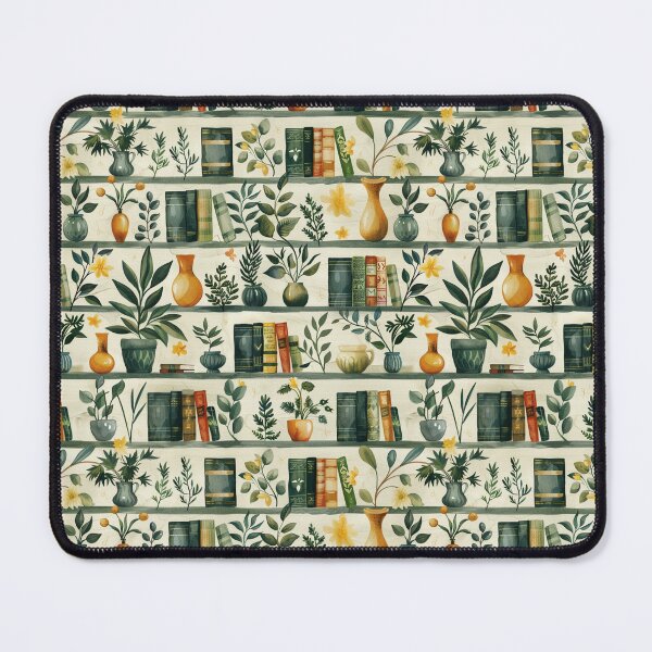 Item preview, BIBLIOTHÈQUE BOTANIQUE Light Academia designed and sold by Frenchifique.
