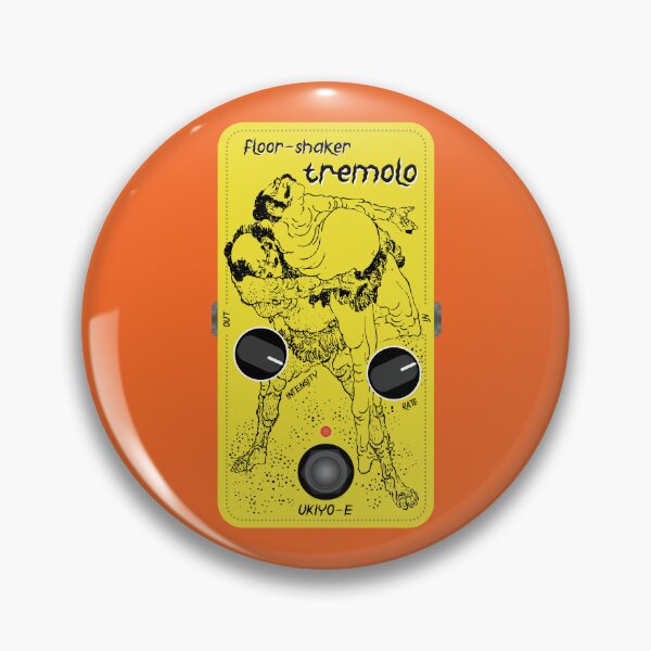 Item preview, Ukiyo-e Japanese Woodblock Inspired Tremolo Guitar Pedal designed and sold by globbs.