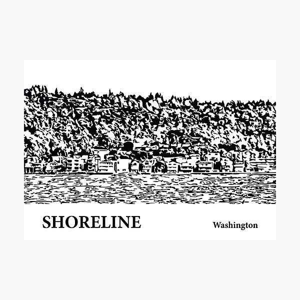 Item preview, Shoreline Washington designed and sold by Lakeric.