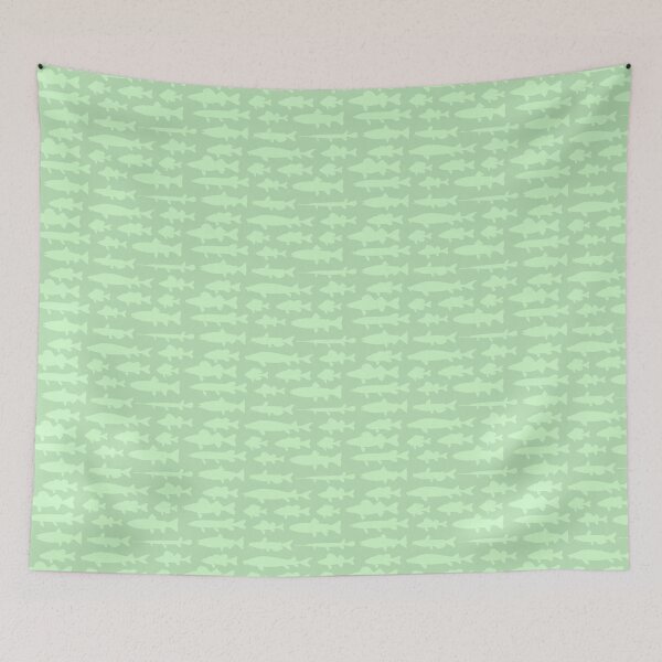 Item preview, Fish Of The Great Lakes Green designed and sold by koifrog.