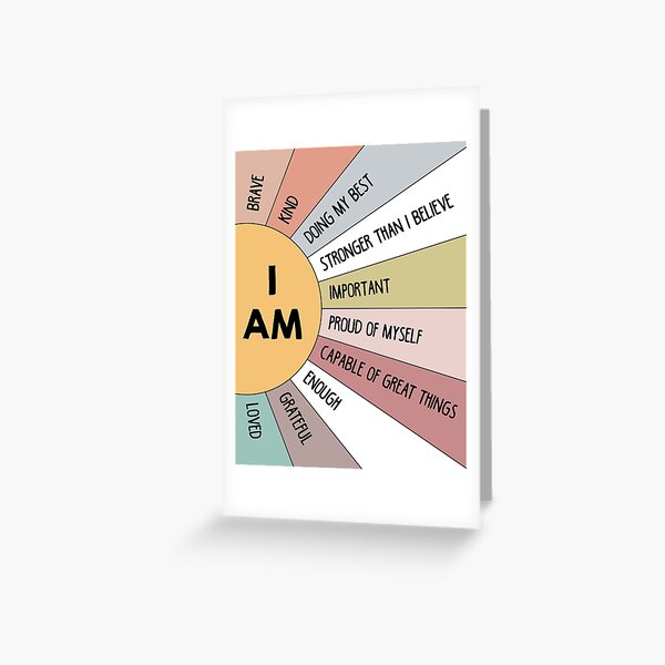 Item preview, I AM affirmations designed and sold by lightsaltdesign.