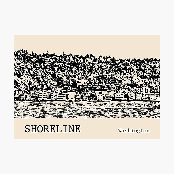 Item preview, Shoreline Washington designed and sold by Lakeric.