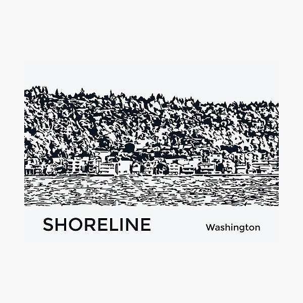 Item preview, Shoreline Washington designed and sold by Lakeric.