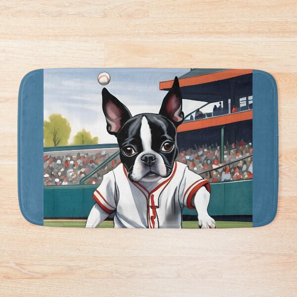 Item preview, Let's Play Ball, Man.... Baseball Boston Terriers designed and sold by Hall-O-Gram.