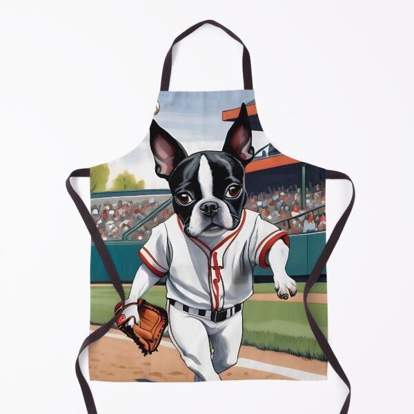 Item preview, Let's Play Ball, Man.... Baseball Boston Terriers designed and sold by Hall-O-Gram.