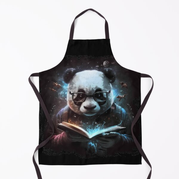 Item preview, Cool Panda Bear as a Bookworm designed and sold by MLArtifex.