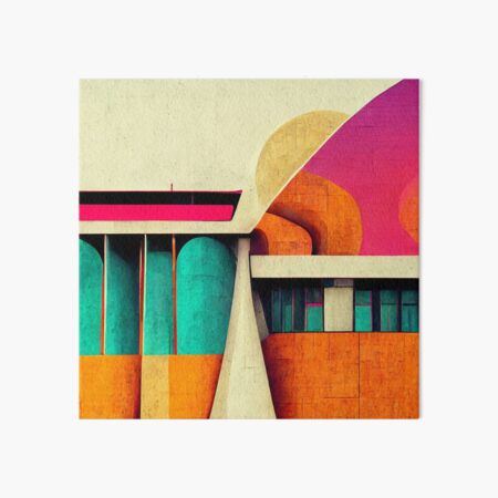Aperçu de l'œuvre Brutalisme urbain abstrait créée et vendue par BasajaunStudio.