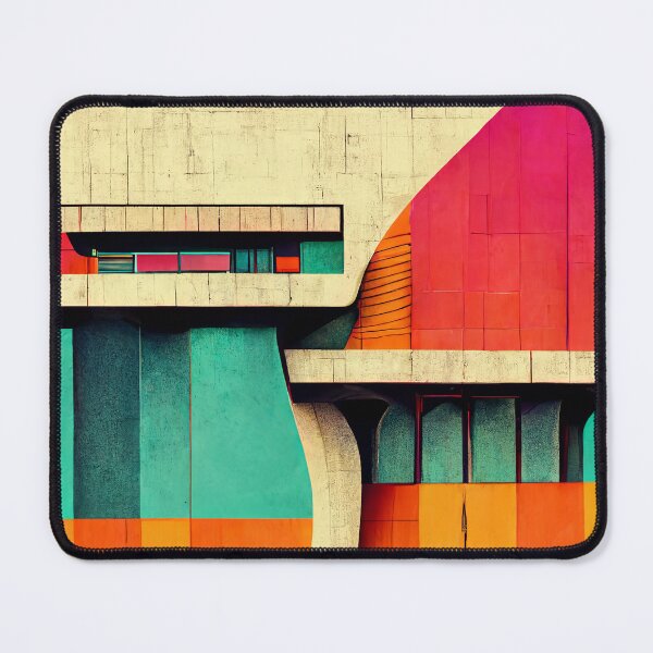 Item preview, Abstract Brutalist Art designed and sold by BasajaunStudio.