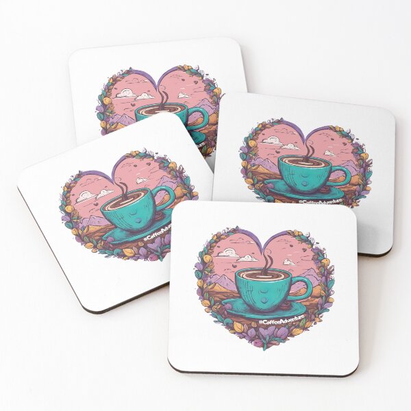 Item preview, #CoffeeAdventure - pink sky  designed and sold by BeeG2024.