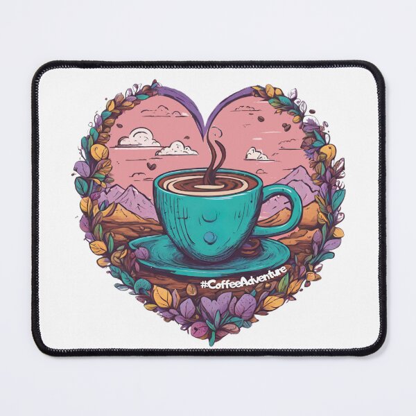 Item preview, #CoffeeAdventure - pink sky  designed and sold by BeeG2024.