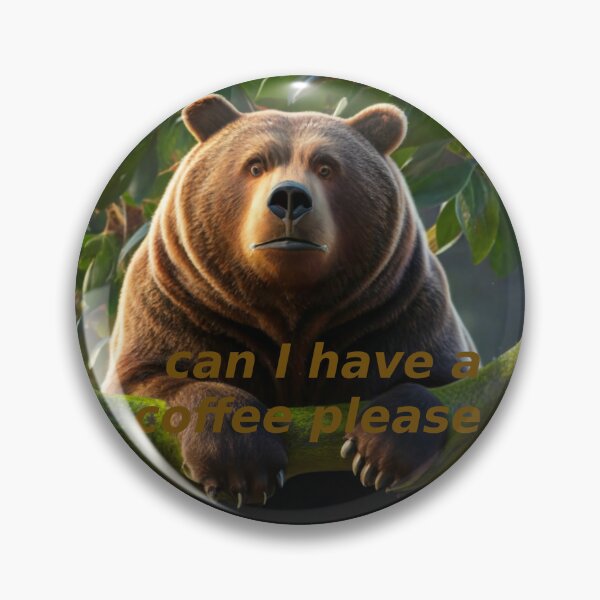 Item preview, Bear wants coffee designed and sold by JustStraight.