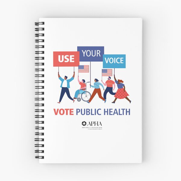 Item preview, Use your voice: Vote public health designed and sold by APHAMerchStore.
